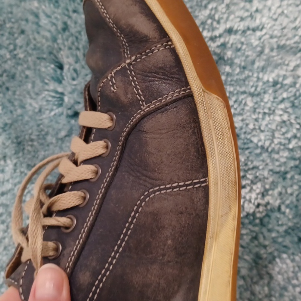 COLE HAAN Men's Blue Leather Sneakers size 9 M - Picture 7 of 16